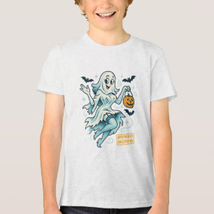 T-shirt En Tri-matière Pin-up Fille Fantôme - Halloween Éffrayant mignon