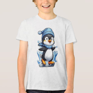 T-shirt En Tri-matière Pingouin d'hiver prise de glace