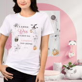 T-shirt En Tri-matière Pink Little Boo Citrouilles Baby showers