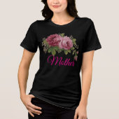 T-shirt En Tri-matière Pink Rose Elegance  (Recto)