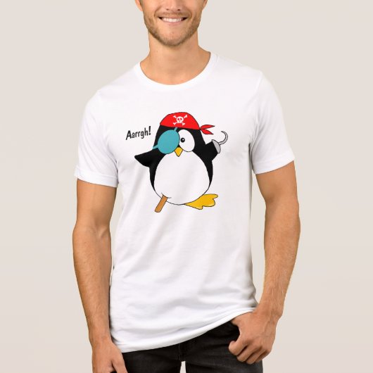 T-shirt En Tri-matière Pirate Penguin (Recto)