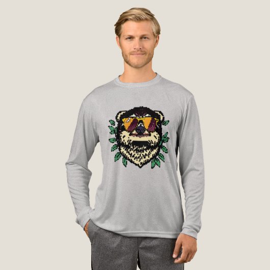 T-shirt En Tri-matière Pixel Sloth (Recto complet)
