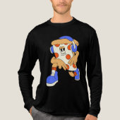 T-shirt En Tri-matière Pizza Retro (Recto)