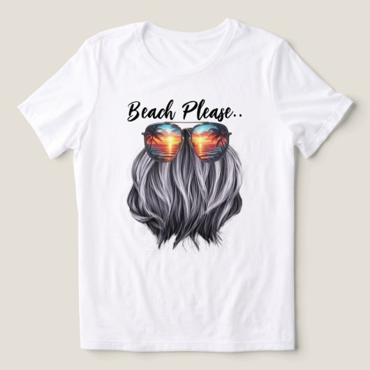 T-shirt En Tri-matière Plage (Design Recto)