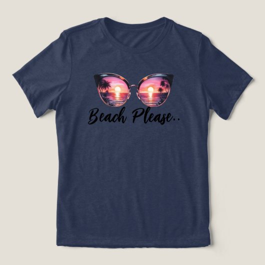 T-shirt En Tri-matière Plage (Design Recto)