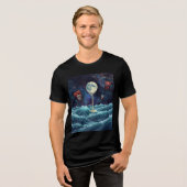 T-shirt En Tri-matière Planète (Recto plein)