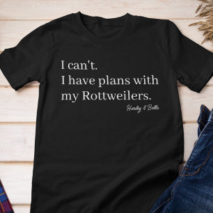 T-shirt En Tri-matière Plans mignons avec My Rottweiler Chien Maman Perso