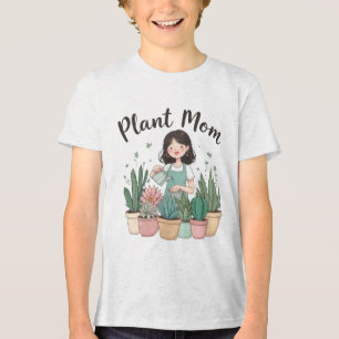 T-shirt En Tri-matière Plante Maman Enfants