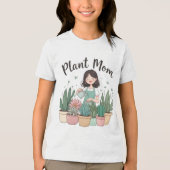 T-shirt En Tri-matière Plante Maman Enfants (Recto)