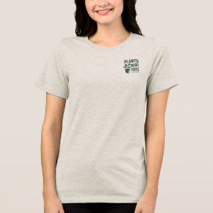 T-shirt En Tri-matière Plantes amusantes avant les gens Art de tampon à e