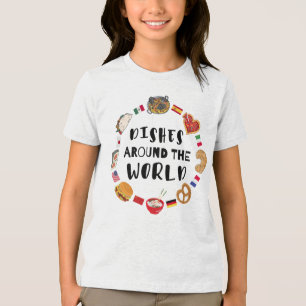 T-shirt En Tri-matière Plats du monde entier