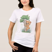 T-shirt En Tri-matière Playful Baby Bear Tee (Recto)