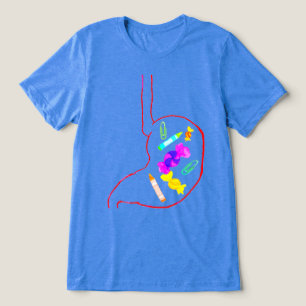 T-shirt En Tri-matière Plein Ventre