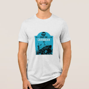 T-shirt En Tri-matière Plongée par naufrage Caraïbes