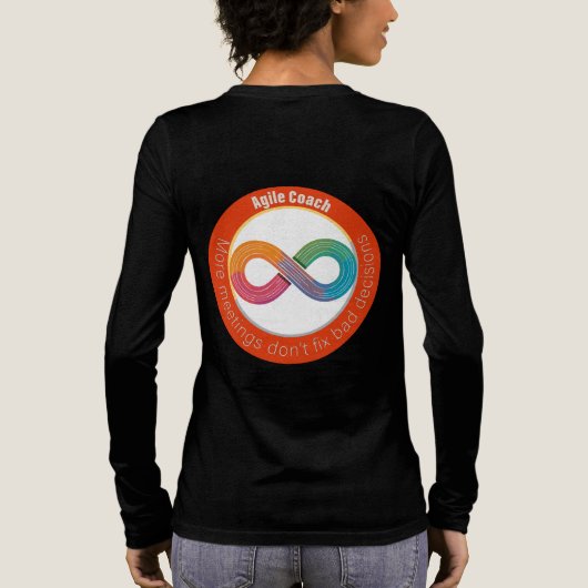 T-shirt En Tri-matière Plus de réunions ? Oh non ! (Verso)