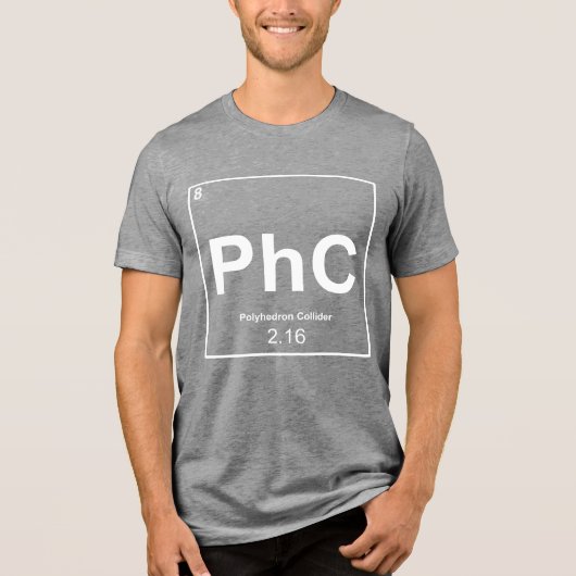 T-shirt En Tri-matière Podcast de collision en polyèdre - Élément (Recto)