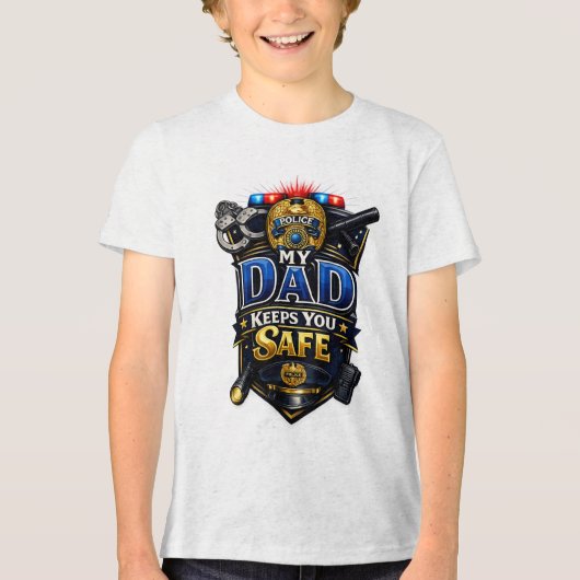 T-shirt En Tri-matière Police (Recto)