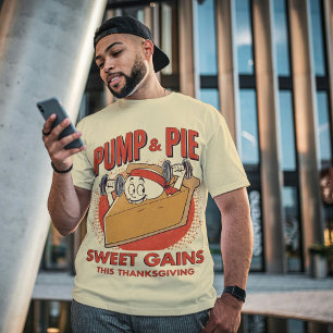 T-shirt En Tri-matière Pompe et tarte - Drôle Thanksgiving Dessert Pun de
