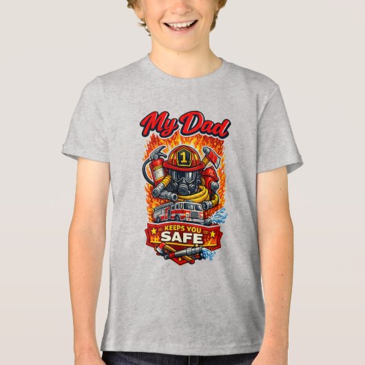 T-shirt En Tri-matière Pompier (1) (Recto)