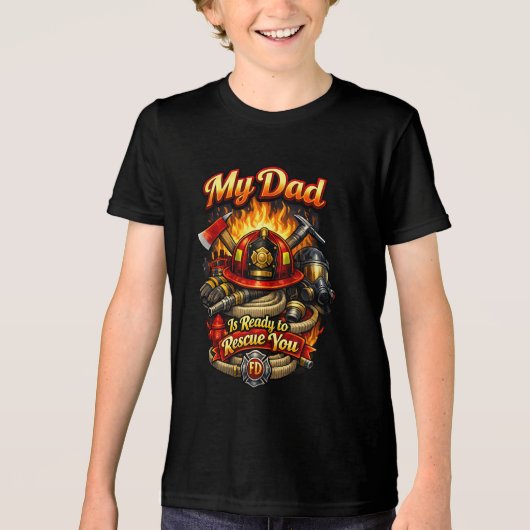 T-shirt En Tri-matière Pompier (2) (Recto)