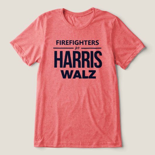 T-shirt En Tri-matière Pompiers pour Harris Walz (Design Recto)