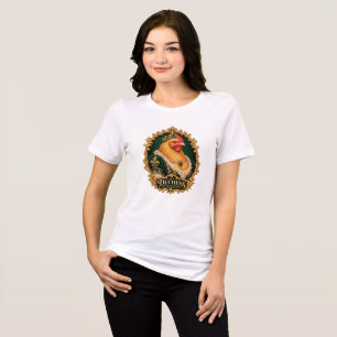 T-shirt En Tri-matière Portrait de poule Duchesse Buff Orpington vintage