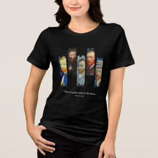 T-shirt En Tri-matière Portrait et citation de Vincent Van Gogh