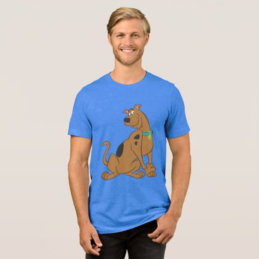 T-shirt En Tri-matière Pose Scooby-Doo Bashful (Recto plein)