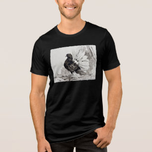 T-shirt En Tri-matière Poule Pigeon à queue indienne