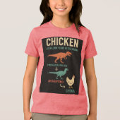 T-shirt En Tri-matière Poulet : 65 millions d'années dans la fabrication (Recto)