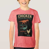 T-shirt En Tri-matière Poulet : 65 millions d'années dans la fabrication (Recto)