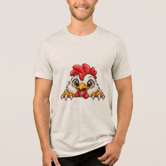 T-shirt En Tri-matière Poulet Adorable Peekaboo