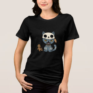 T-shirt En Tri-matière Poupée vaudou de chat sorcière