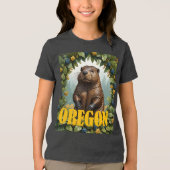 T-shirt En Tri-matière Pour L'Amour De L'Oregon (Recto)