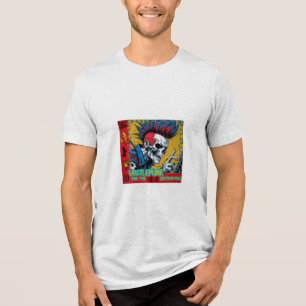 T-shirt En Tri-matière Pour Le Punk Dans Tout Le Monde