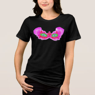 T-shirt En Tri-matière Pourim פּוּרִים cœur de couronne scintillant masqu