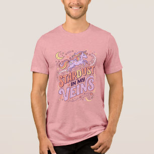 T-shirt En Tri-matière Poussière d'étoile de licorne dans mes veines conc