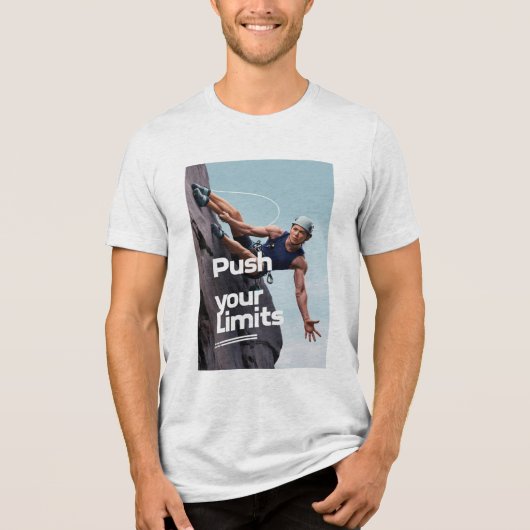 T-shirt En Tri-matière Pouvez Vos Limites. (Recto)