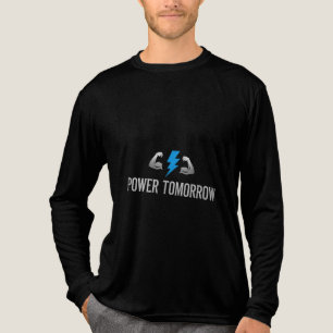 T-SHIRT EN TRI-MATIÈRE POUVOIR DEMAIN