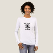 T-shirt En Tri-matière Powered by Coffee and Optimism Illustration (Recto complet)