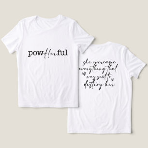 T-shirt En Tri-matière PowHERful