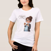 T-shirt En Tri-matière “Pregnancy Brain Funny T-Shirt | Cute Maternity  (Recto)