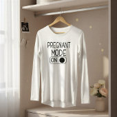 T-shirt En Tri-matière "Pregnant Mode On" Baby Announcement | Maternity