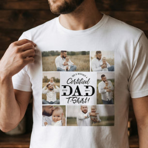 T-shirt En Tri-matière Première photo de nouveau papa certifiée pour la f