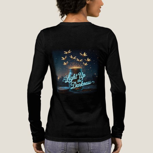 T-shirt En Tri-matière Prévention du suicide : "Lumière sur l'obscurité" (Verso)