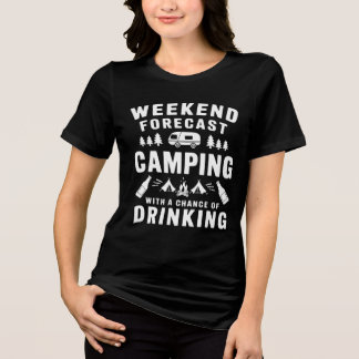 T-shirt En Tri-matière Prévision de fin de semaine : Camping