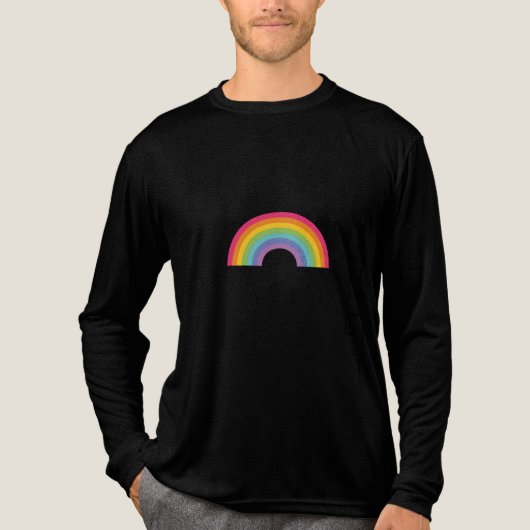 T-shirt En Tri-matière Pride Jour Arc-en-ciel (Recto)