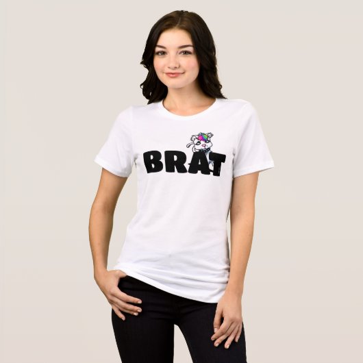 T-shirt En Tri-matière Pride Kitten BRAT (Recto plein)