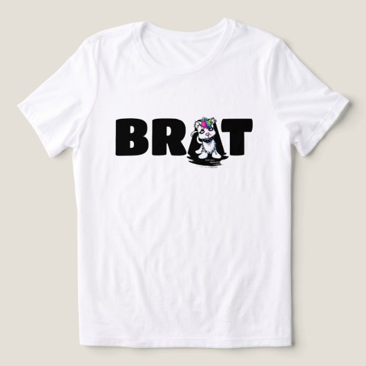 T-shirt En Tri-matière Pride Kitty BRAT (Design Recto)