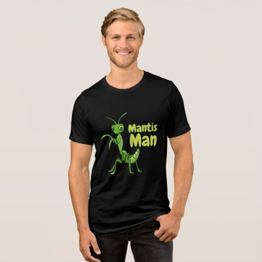 T-shirt En Tri-matière Prière Mantis Man Green Garden Insect (Recto plein)